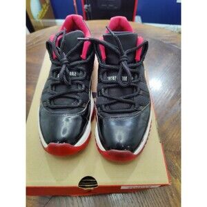 Nike Air Jordan 11 Retro Low Men's Sneakers Size 10.5 Bred, 528895-012